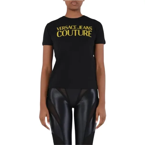 T-Shirts , female, Sizes: S, M, XS, L - Versace Jeans Couture - Modalova