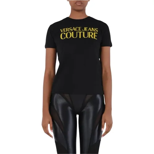 T-Shirts , Damen, Größe: S - Versace Jeans Couture - Modalova