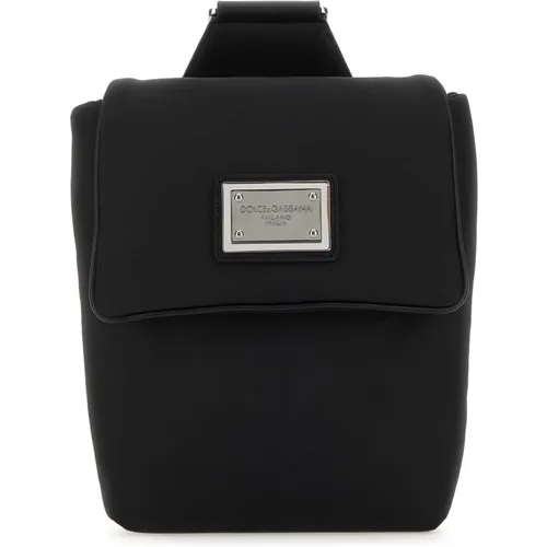 Nylon Belt Backpack , male, Sizes: ONE SIZE - Dolce & Gabbana - Modalova