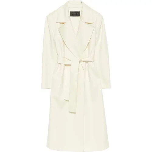 Belted Coats , female, Sizes: 2XL, L - Fabiana Filippi - Modalova