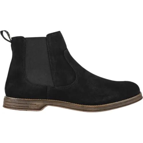 Wildleder Chelsea Boot Klassische Silhouette , Herren, Größe: 46 EU - Sneaky Steve - Modalova