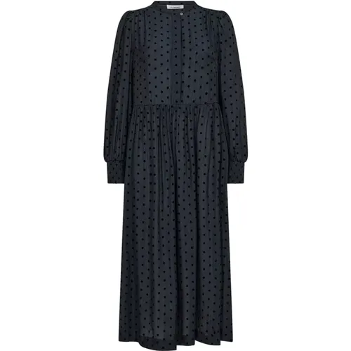 Dollycc Dot Dress Navy , female, Sizes: M - Co'Couture - Modalova