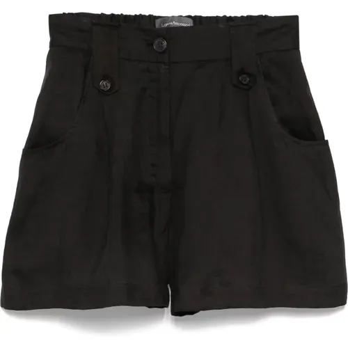 Casual Schwarze Bermuda Shorts - Lorena Antoniazzi - Modalova