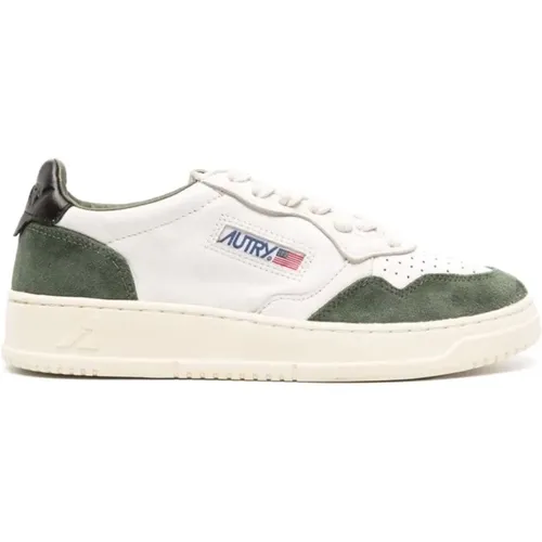 Medalist Low Leather Suede Sneakers , female, Sizes: 3 UK, 2 UK - Autry - Modalova