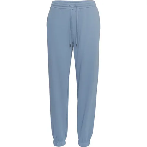 Hellblaue Ethella Sweatpants , Damen, Größe: S - moss copenhagen - Modalova