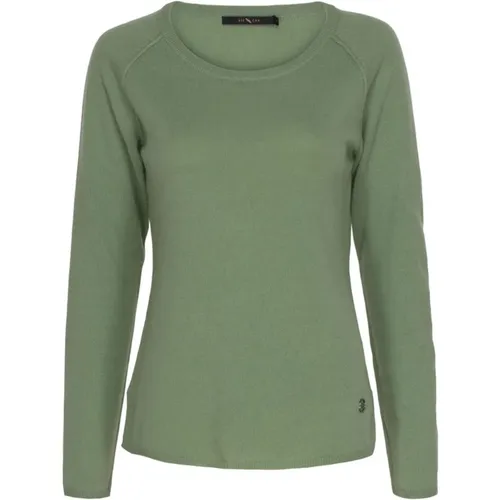 Cashmere Pullover Knit Strike Sweater , female, Sizes: M - Btfcph - Modalova