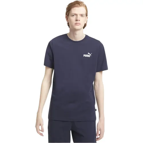 Essential Small Logo Herren T-Shirt , Herren, Größe: L - Puma - Modalova