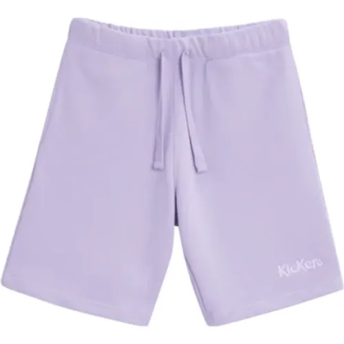 Baumwolle Lifestyle Fleece Short , Damen, Größe: M - Kickers - Modalova