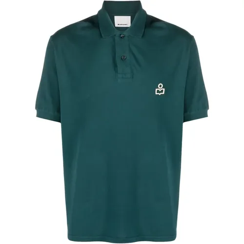 Grünes Logo Polo Shirt - Isabel marant - Modalova
