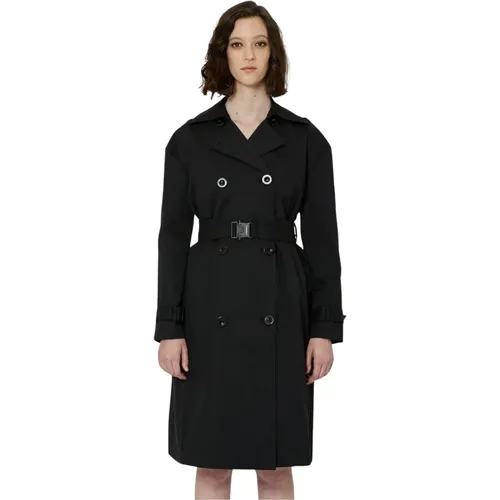 Langer doppelreihiger Trenchcoat , Damen, Größe: 2XS - John Richmond - Modalova