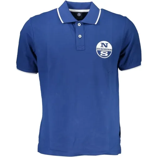 Cotton Polo Shirt with Short Sleeves , male, Sizes: S, M - North Sails - Modalova