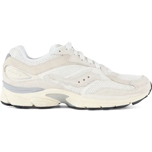 Leather and fabric sneakers Progrid Omni 9 , male, Sizes: 9 UK, 8 UK, 10 UK, 6 UK, 10 1/2 UK, 14 UK, 11 UK, 7 UK, 12 UK, 8 1/2 UK - Saucony - Modalova