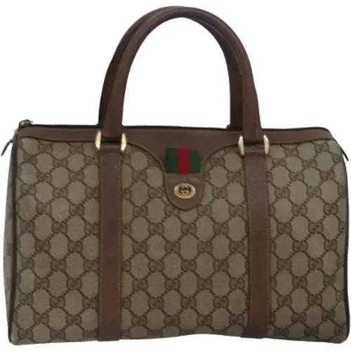 Pre-owned Canvas gucci-bags , female, Sizes: ONE SIZE - Gucci Vintage - Modalova