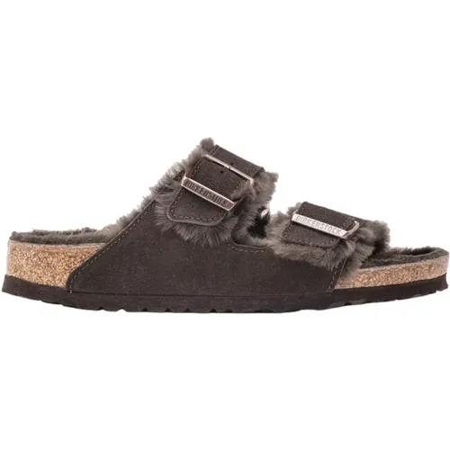 Furry Strap Sandals , male, Sizes: 3 UK, 4 UK, 7 UK - Birkenstock - Modalova