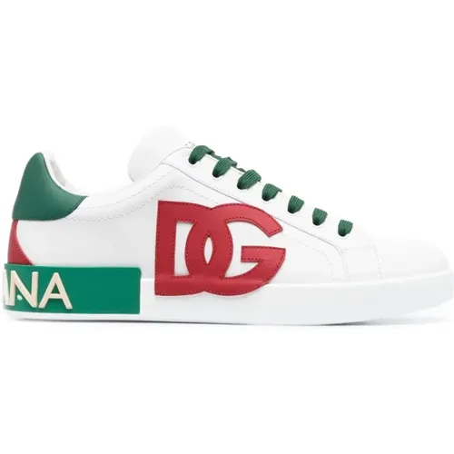 Sneakers with Calfskin Heel Cup , male, Sizes: 7 UK, 10 UK, 6 1/2 UK, 9 UK, 6 UK - Dolce & Gabbana - Modalova