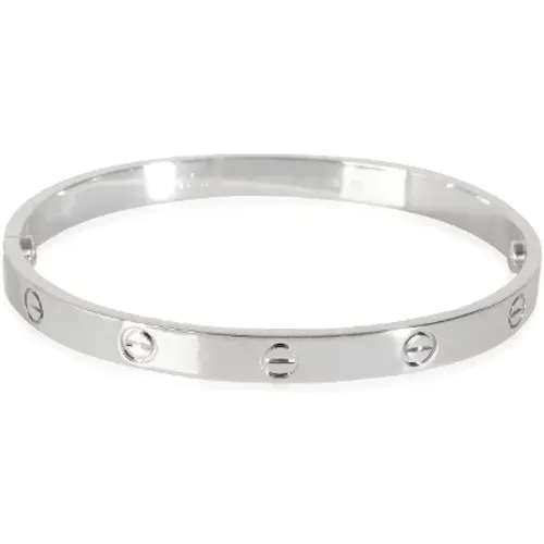 Pre-owned White Gold bracelets , female, Sizes: ONE SIZE - Cartier Vintage - Modalova