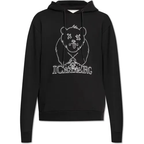 Sweatshirt mit Muster , Herren, Größe: S - Iceberg - Modalova