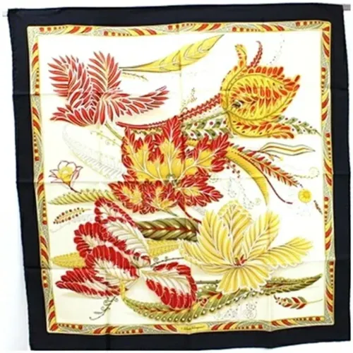 Pre-owned Silk scarves , female, Sizes: ONE SIZE - Salvatore Ferragamo Pre-owned - Modalova