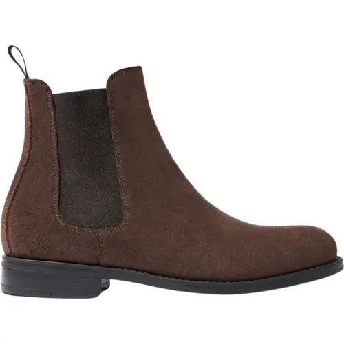 Tapered Chelsea Boot mit Gummisohle , Damen, Größe: 35 EU - Scarosso - Modalova