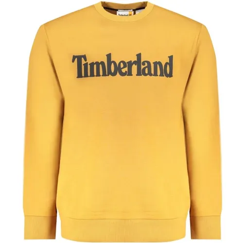 Brauner Baumwollpullover , Herren, Größe: 3XL - Timberland - Modalova