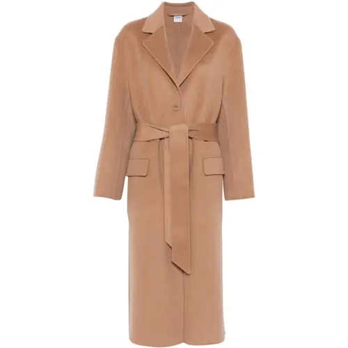 Camel Coat Mod 0730 , female, Sizes: M, 2XS, XS, 3XS, L, S - Aspesi - Modalova