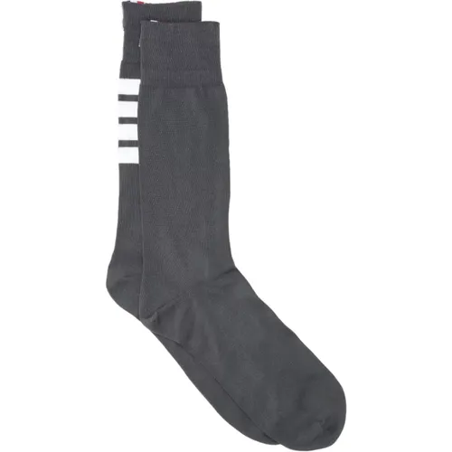 Graue Unterwäsche Socken Stilvoll , Herren, Größe: ONE Size - Thom Browne - Modalova
