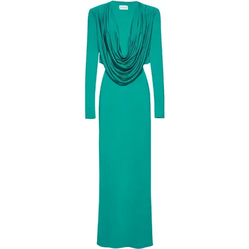 Elegant Long Sleeve Jersey Dress , female, Sizes: S - Magda Butrym - Modalova