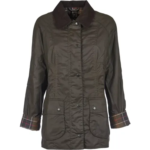 Waxed Beadnell Jacket , female, Sizes: L, M, S - Barbour - Modalova