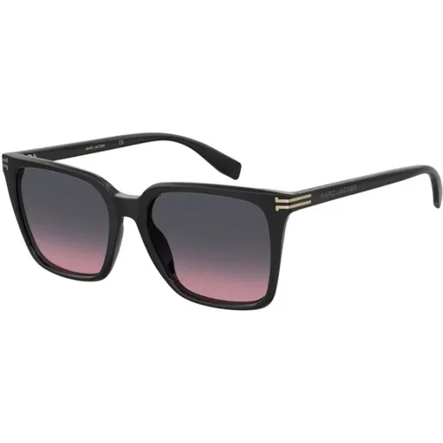 Frame Grey Fuchsia Sunglasses , unisex, Sizes: 55 MM - Marc Jacobs - Modalova