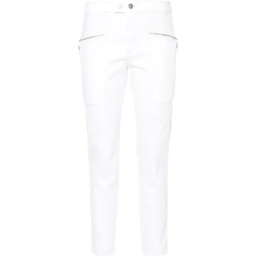 Logo-patch skinny denim jeans , female, Sizes: S, 2XS - Isabel marant - Modalova