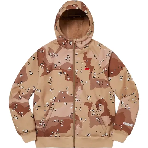 Limitierte Auflage Windstopper Kapuzenpullover Chocolate Chip Camo - Supreme - Modalova