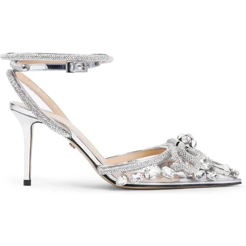 Metallic Sandals for Glamorous Style , female, Sizes: 4 UK, 6 UK, 4 1/2 UK - Mach & Mach - Modalova