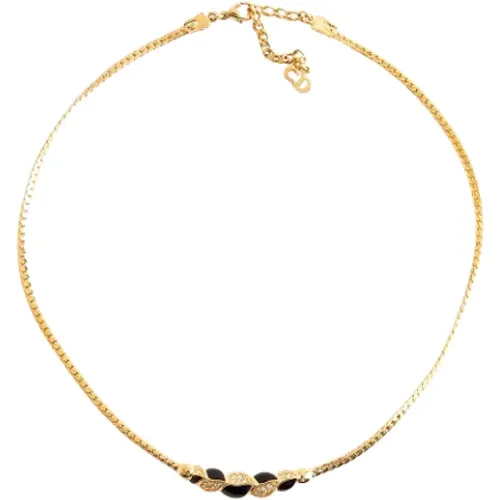 Pre-owned Gold halsketten , Damen, Größe: ONE Size - Dior Vintage - Modalova