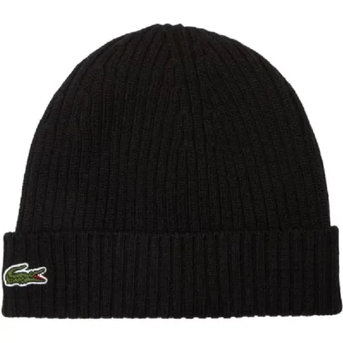 Classic Knit Beanie Hat , unisex, Sizes: ONE SIZE - Lacoste - Modalova