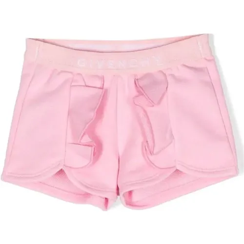 Rosa Kinder-Shorts mit Rüschen - Givenchy - Modalova