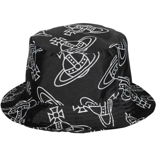 Luxuriöser Logo Bucket Hat , Herren, Größe: L/Xl - Vivienne Westwood - Modalova