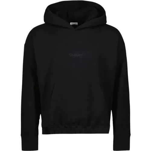 Logo Hoodie , male, Sizes: S, M, L, XL - Saint Laurent - Modalova