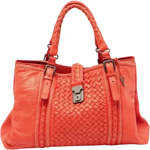 Pre-owned Leather totes , female, Sizes: ONE SIZE - Bottega Veneta Vintage - Modalova