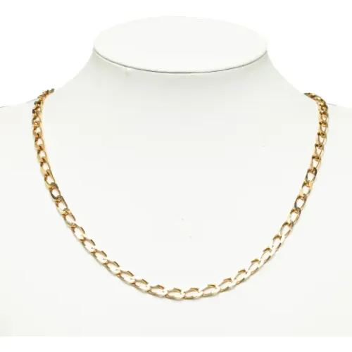 Pre-owned Metal necklaces , female, Sizes: ONE SIZE - Dior Vintage - Modalova