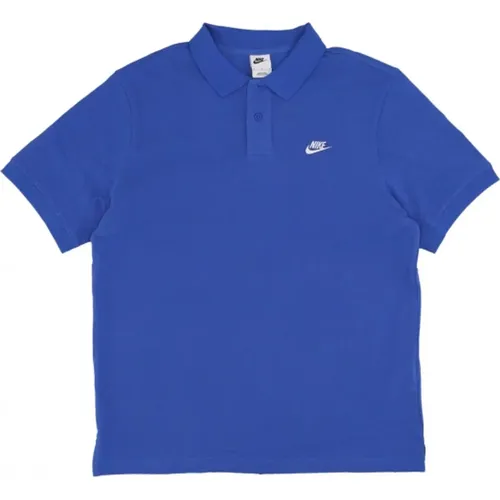 Club Essential Pique Polo Shirt , Herren, Größe: S - Nike - Modalova