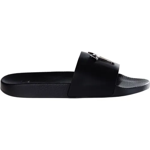 Leather Sliders , female, Sizes: 3 UK, 2 UK, 4 UK - giuseppe zanotti - Modalova