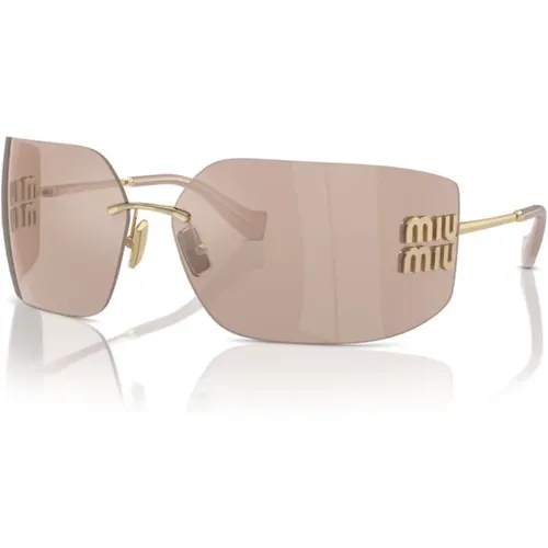 Stylische Sonnenbrille für Frauen , Damen, Größe: ONE Size - Miu Miu - Modalova