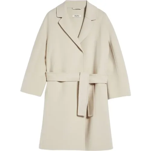 Wool Coat with Belt - Arona , female, Sizes: XS, S - Max Mara - Modalova