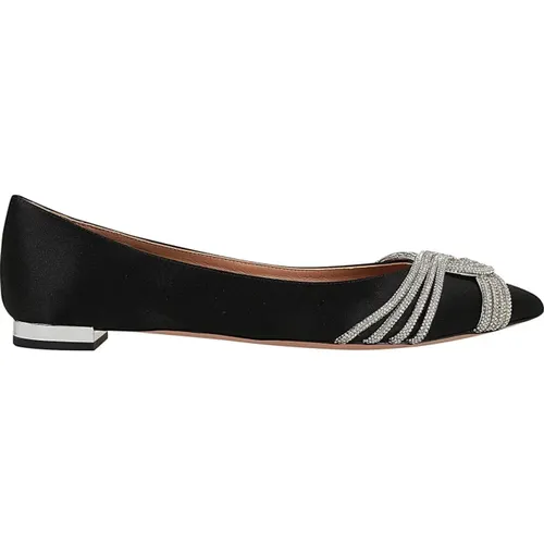 Gatsby Ballet Shoes , female, Sizes: 5 UK, 6 UK - Aquazzura - Modalova