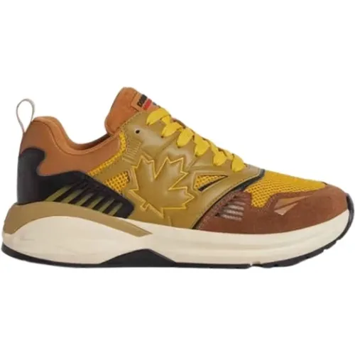 High-sole Sporty Dash Sneakers , male, Sizes: 5 UK, 12 UK, 10 UK, 8 UK, 11 UK, 6 UK, 9 UK - Dsquared2 - Modalova