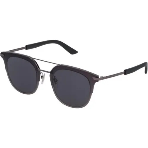 Stilvolle Graue Sonnenbrille für Männer , Herren, Größe: 50 MM - Police - Modalova