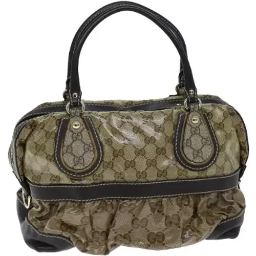 Pre-owned Coated canvas handbags , female, Sizes: ONE SIZE - Gucci Vintage - Modalova