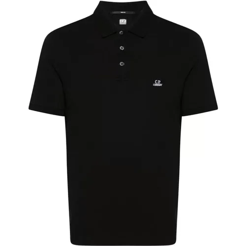 Cotton Polo Shirt with Logo , male, Sizes: XL, L, M - C.P. Company - Modalova