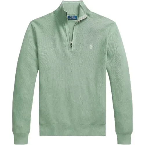 Halb-Zip Pullover mit Wabenstruktur - Polo Ralph Lauren - Modalova