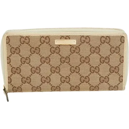 Pre-owned Canvas wallets , female, Sizes: ONE SIZE - Gucci Vintage - Modalova